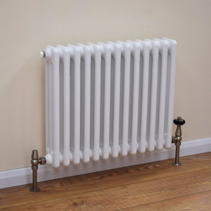 TE3-W-LS00 - Trade Essentials White 3 Column Radiator H750 x W484