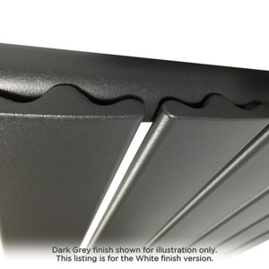 DQ-TOR-V-S-W-CU00 - DQ Tornado Vertical Single Radiator H656mm X W231mm White