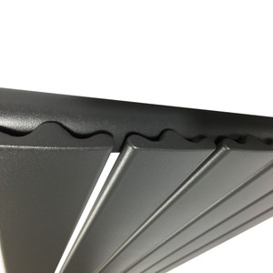 DQ-TOR-V-S-G-CU00 - DQ Tornado Vertical Double Radiator H721mm X W231mm Dark Grey