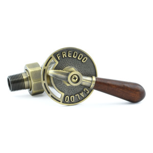 T-MAN-030-AG-OEB-ALT02 - Arlington Lever Traditional Manual Angled Old English Brass Radiator Valves