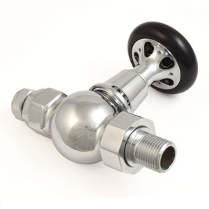 T-MAN-046-ST-C-ALT01 - Chastleton Traditional Manual Straight Chrome Radiator Valves