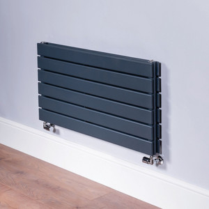 DQ-STRATA-H-D-A-LS00 - DQ Strata Horizontal Double Radiator H452mm X W900mm Anthracite