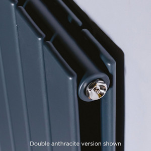 DQ-STRATA-V-D-A-CU00 - DQ Strata Horizontal Double Radiator H604mm X W900mm Anthracite