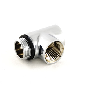 A-DFT-507-C-ALT01 - Dual Fuel T Piece - Chrome