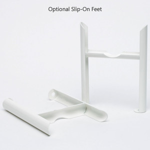 DQ-ARDENT-H-W-SLIP-ON-FEET-CU01 - DQ Ardent Horizontal 4 Column Radiator H750mm X W622mm White