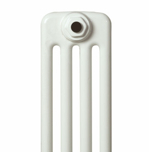 AP-WF4-CU01 - Apollo Roma Fixed Foot 4 Column Horizontal Radiator H1000mm x W388mm