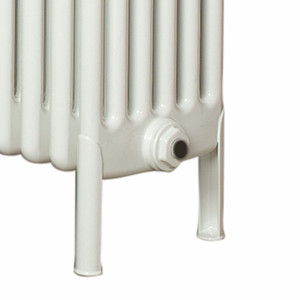 AP-WF6-CU00 - Apollo Roma Fixed Foot 6 Column Horizontal Radiator H1000mm x W388mm