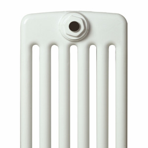AP-WF6-CU01 - Apollo Roma Fixed Foot 6 Column Horizontal Radiator H1000mm x W388mm