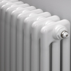 RR-FWH-3-CU01 - Fitzrovia 3 Column Horizontal Radiator H500mm x W622mm White