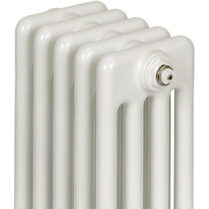 RR-FWH-4-CU00 - Fitzrovia 4 Column Horizontal Radiator H600mm x W622mm White