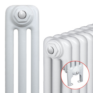 MS-MSFW-3-ALT00 - MHS Multisec 3 Column Vertical Radiator With Welded-On Feet H1900mm x W162mm White