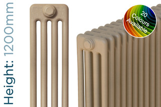 Classic Colour 4 Column Radiator 3 Sections H1200mm X W162mm