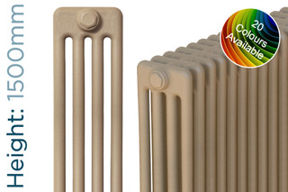 Classic Colour 4 Column Radiator 3 Sections H1500mm X W162mm