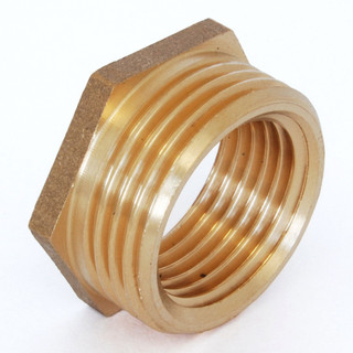 3/4 inch to 1/2 inch Radiator Valve Adaptor - Brass