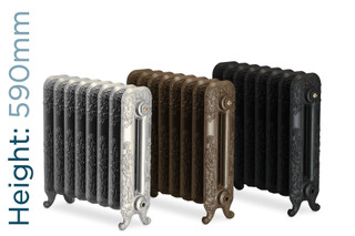 Boleyn 2 Column Cast Iron Radiator H590mm x W249mm