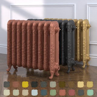 Boleyn 2 Column Cast Iron Radiator H590mm x W249mm