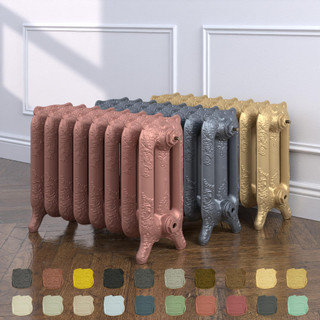 Rochester 3 Column Cast Iron Radiator H470mm x W278mm
