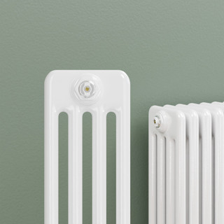 Trade Essentials White 4 Column Radiator H600 x W622