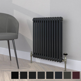 Classic Black 2 Column Radiator H600mm x W806mm