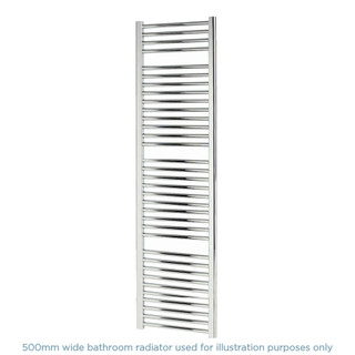 Apollo Napoli Straight Chrome Towel Radiator H1700mm X W600mm