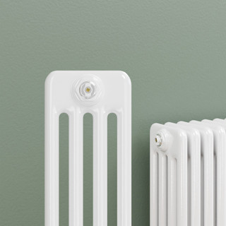 Trade Essentials White 4 Column Radiator H750 x W990