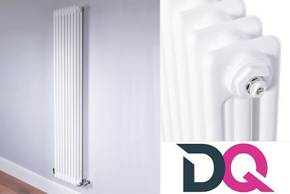 DQ Heating Ardent Vertical White Radiators