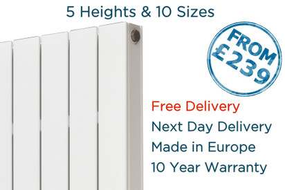 Eucotherm Mars Duo Vertical White Radiators