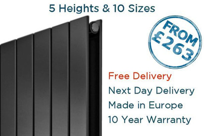 Eucotherm Mars Duo Vertical Anthracite Radiators