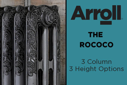 Arroll Rococo 3 Column Cast Iron Radiators