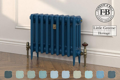 Blue Cast Iron Radiators