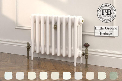 White Cast Iron Radiators
