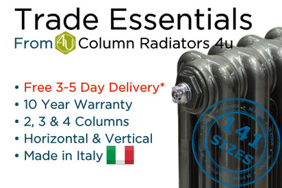 Trade Essentials Raw Column Radiators