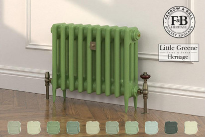 Green Cast Iron Radiators