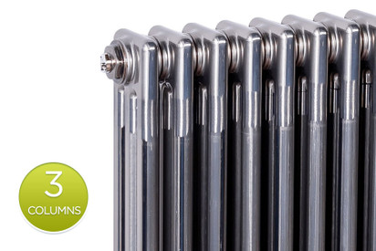 DQ Modus 3 Column Raw Column Radiators