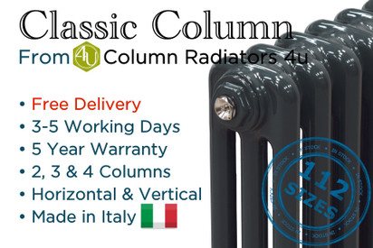 Classic Anthracite Column Radiators