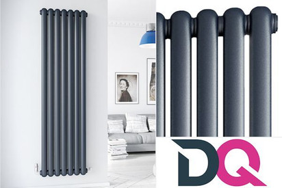 Cassius Anthracite Steel Column Radiators