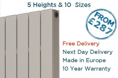 Eucotherm Mars Duo Vertical Silver Radiators