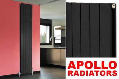 Apollo Magenta Flat Black Metallic Radiators