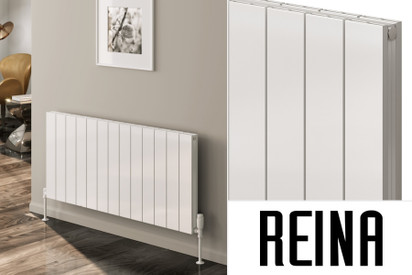 Reina Casina White Aluminium Radiators