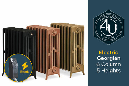 Electric Georgian - 6 Column Cast Iron Radiators