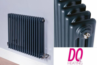 DQ Heating Ardent Horizontal Anthracite Radiators