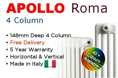 Apollo Roma 4 Column Radiators