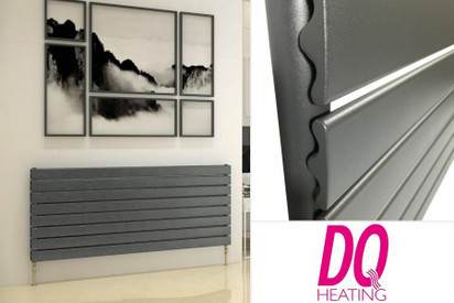 DQ Heating Tornado Horizontal Single Grey Rads