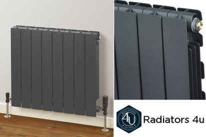 Trade Essentials Volcanic Grey Aluminium Radiators