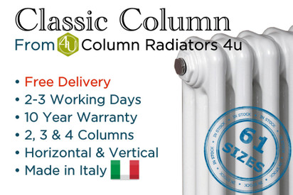 Classic White Column Radiators