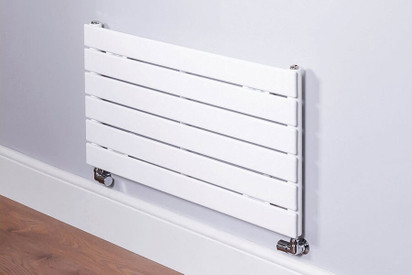 Flux White Single Flat Radiators