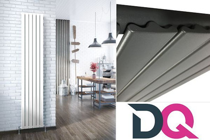 DQ Heating Tornado Vertical Double White Rads