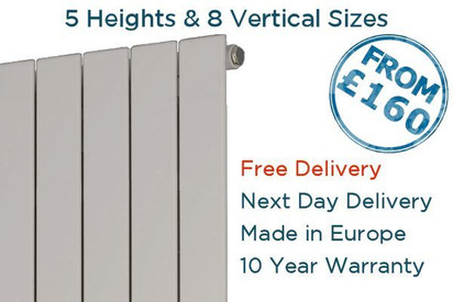 Eucotherm Mars Vertical Silver Radiators