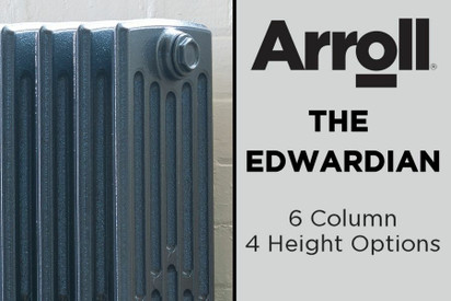 Arroll Edwardian 6 Column Cast Iron Radiators