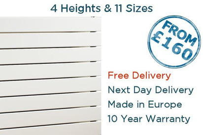 Eucotherm Mars Horizontal White Radiators